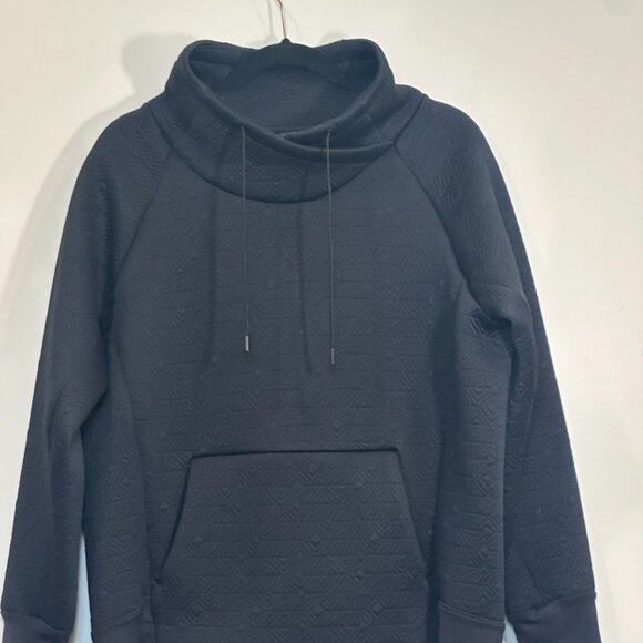 Athleta Women's Quilted Black Pullover Sweatshirt Size XL - Picture 5 of 9